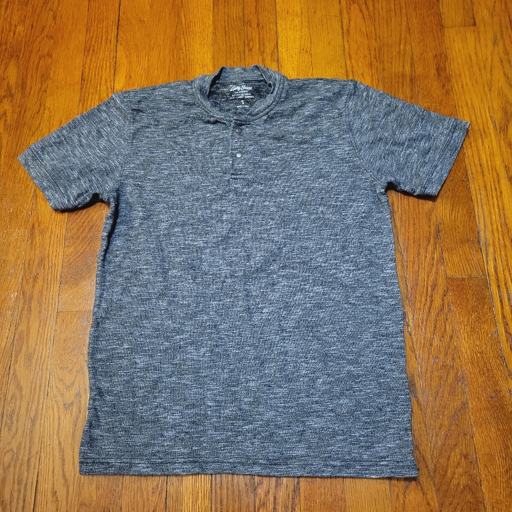Mens Small Shirt Lucky Brand California Softest Knit Wear Grey Label RN#80316